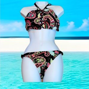 New Bikini with adjustable front,neck and back straps. New w/o tag